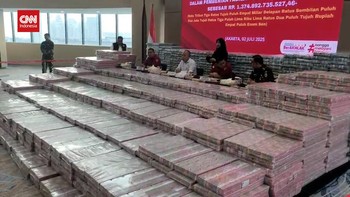 VIDEO: Penampakan Uang Rp1,3 Triliun Sitaan Kasus Korupsi Ekspor CPO