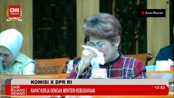 VIDEO: Anggota Komisi X Menangis Dengar Fadli Zon soal Pemerkosaan '98
