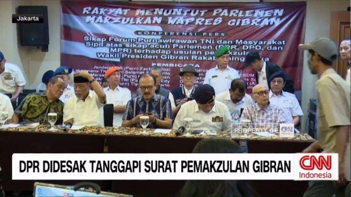 VIDEO: DPR Didesak Tanggapi Surat Pemakzulan Gibran