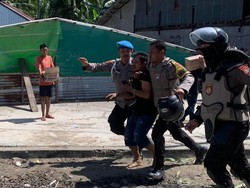 20 Warga di Polman Diamankan Buntut Ricuh Eksekusi Lahan Picu 9 Polisi Luka