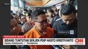VIDEO: Hasto Hadapi Sidang Tuntutan Kasus Harun Masiku