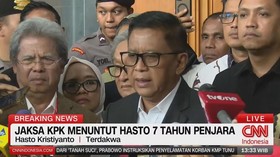 VIDEO: Jaksa KPK Menuntut Hasto 7 Tahun Penjara
