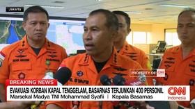 VIDEO: Evakuasi Korban KMP Tenggelam, Basarnas Terjunkan 400 Personil