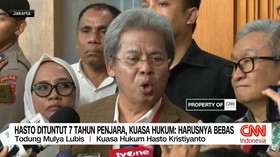 VIDEO: Hasto Dituntut 7 Tahun Penjara, Kuasa Hukum: Harusnya Bebas