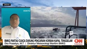 VIDEO: BMKG Pantau Cuaca Dukung Pencarian Korban Kapal Tenggelam