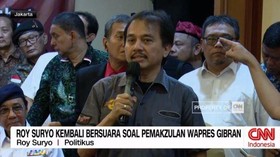 VIDEO: Roy Suryo Kembali Bersuara Soal Pemakzulan Wapres Gibran