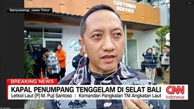 VIDEO: Arus Kencang Sulitkan Evakuasi Korban KMP Tunu Pratama