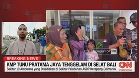 VIDEO: Tim SAR Gabungan Lakukan Pencarian KMP Tunu Pratama Jaya 