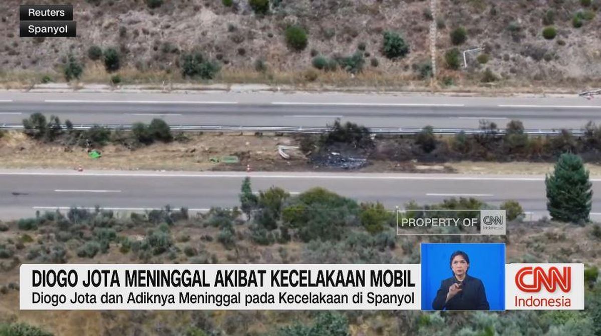 VIDEO: Diogo Jota Meninggal Akibat Kecelakaan Mobil