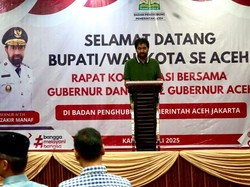 Kumpulkan Kepala Daerah, Mualem Tegaskan Akan Perjuangkan Blang Padang-Otsus