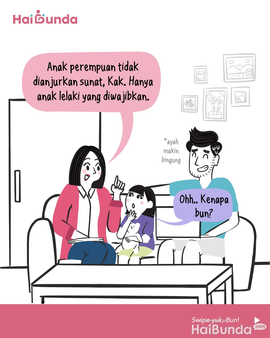 Komik Bunda: Sunat Itu Apa Sih, Bun?