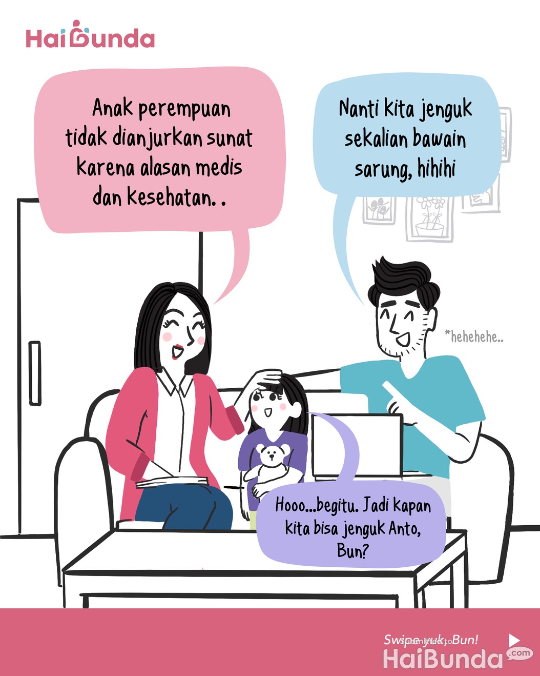 Komik Bunda: Sunat Itu Apa Sih, Bun?