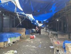 Tak Lagi Riuh, Roda Ekonomi Pasar Tradisional di Pangandaran Meredup