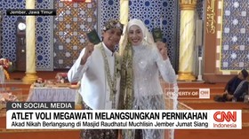 VIDEO: Bintang Voli Megawati Hangestri Resmi Menikah
