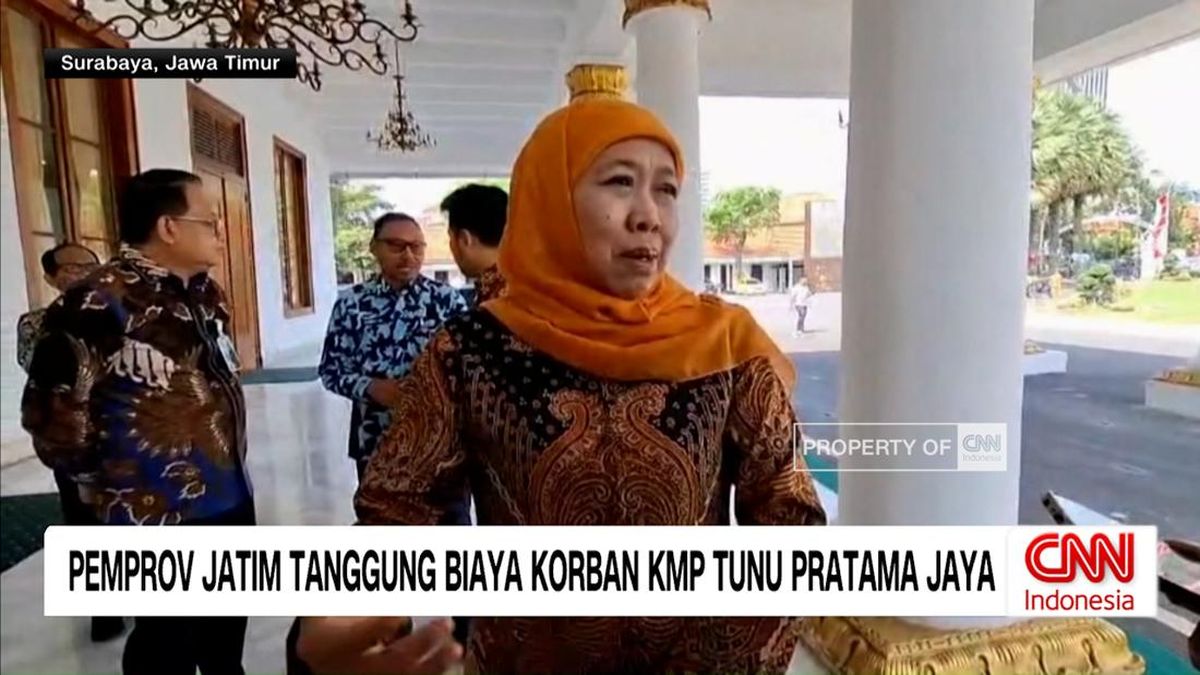 VIDEO: Pemprov Jatim Tanggung Biaya Korban Kapal Tunu Pratama Jaya