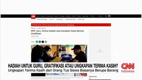 VIDEO: Hadiah untuk Guru, Gratifikasi atau Ungkapan Terima Kasih?