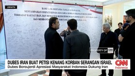VIDEO: Dubes Iran Buat Petisi Kenang Korban Serangan Israel