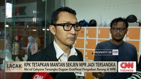 VIDEO: KPK Tetapkan Mantan Sekjen MPR Jadi Tersangka