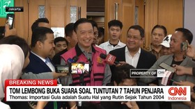 VIDEO: Tom Lembong Buka Suara Soal Tuntutan 7 Tahun Penjara