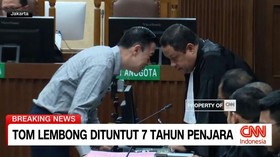 VIDEO: Tom Lembong Dituntut 7 Tahun Penjara di Kasus Gula Impor