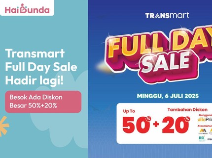 Transmart Full Day Sale Hadir lagi! Besok Ada Diskon Besar 50%+20%