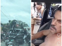 Viral Mobil Bule AS Diamuk Massa di Gianyar Setelah Tabrak Lari di Denpasar