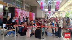 Gak Sabar Jakarta x Beauty, Pengunjung Antre Sejak Pagi