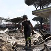 FOTO: Ledakan Dahsyat SPBU di Roma, 45 Orang Terluka