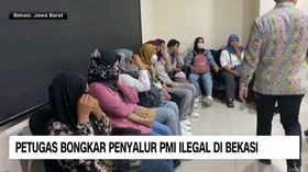 VIDEO: Petugas Bongkar Penyalur PMI Ilegal di Bekasi