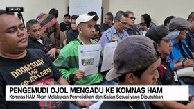 VIDEO: Pengemudi Ojol Mengadu ke Komnas HAM