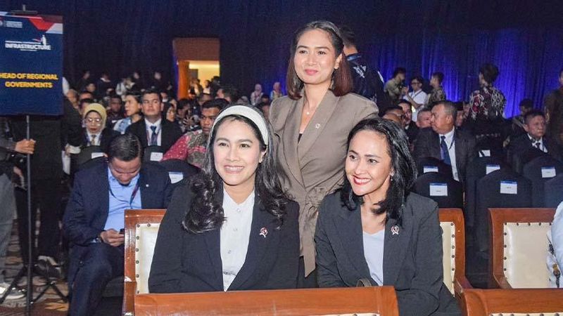 Wakil Menteri Pelindungan Pekerja Migran Indonesia (P2MI), Christina Aryani menghadiri pembukaan International Conference on Infrastructure