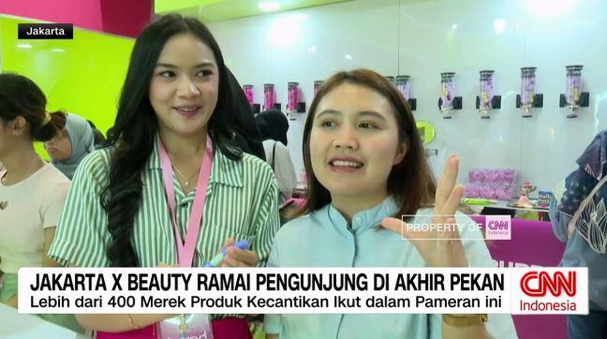 VIDEO: Jakarta X Beauty Ramai Pengunjung di Akhir Pekan