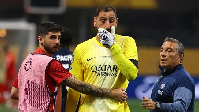 Kiper PSG Gianluigi Donnarumma menyampaikan pesan dukungan dan doa untuk pemulihan Jamal Musiala melalui media sosialnya pada Minggu (6/7).