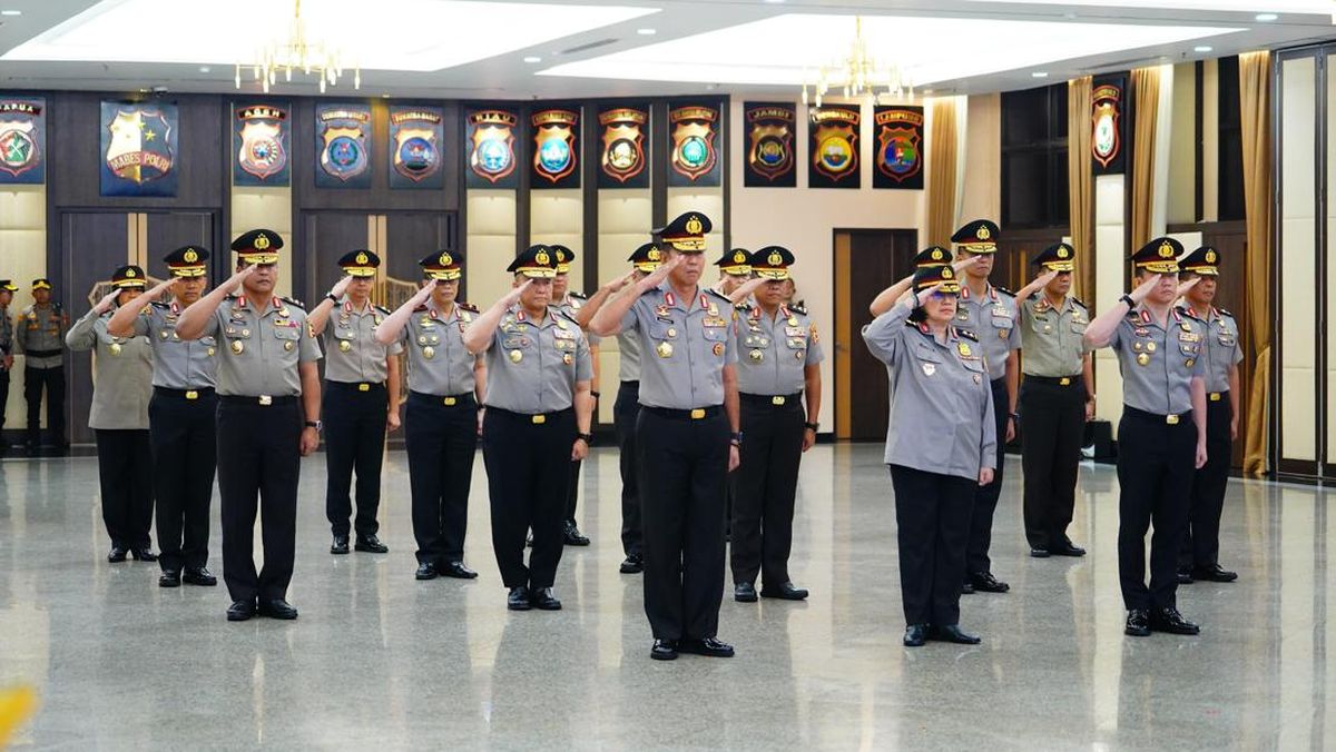 17 Pati Polri Naik Pangkat, Satu Orang Jadi Komjen