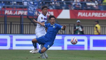 Update Eksklusif Olahraga CNN : Kata-kata Dewangga usai Debut Bela Persib di Piala Presiden 2025