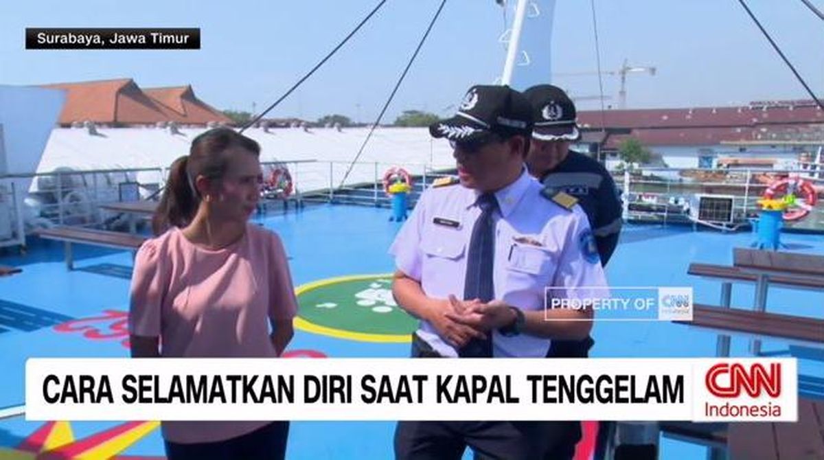 VIDEO: Cara Selamatkan Diri Saat Kapal Tenggelam