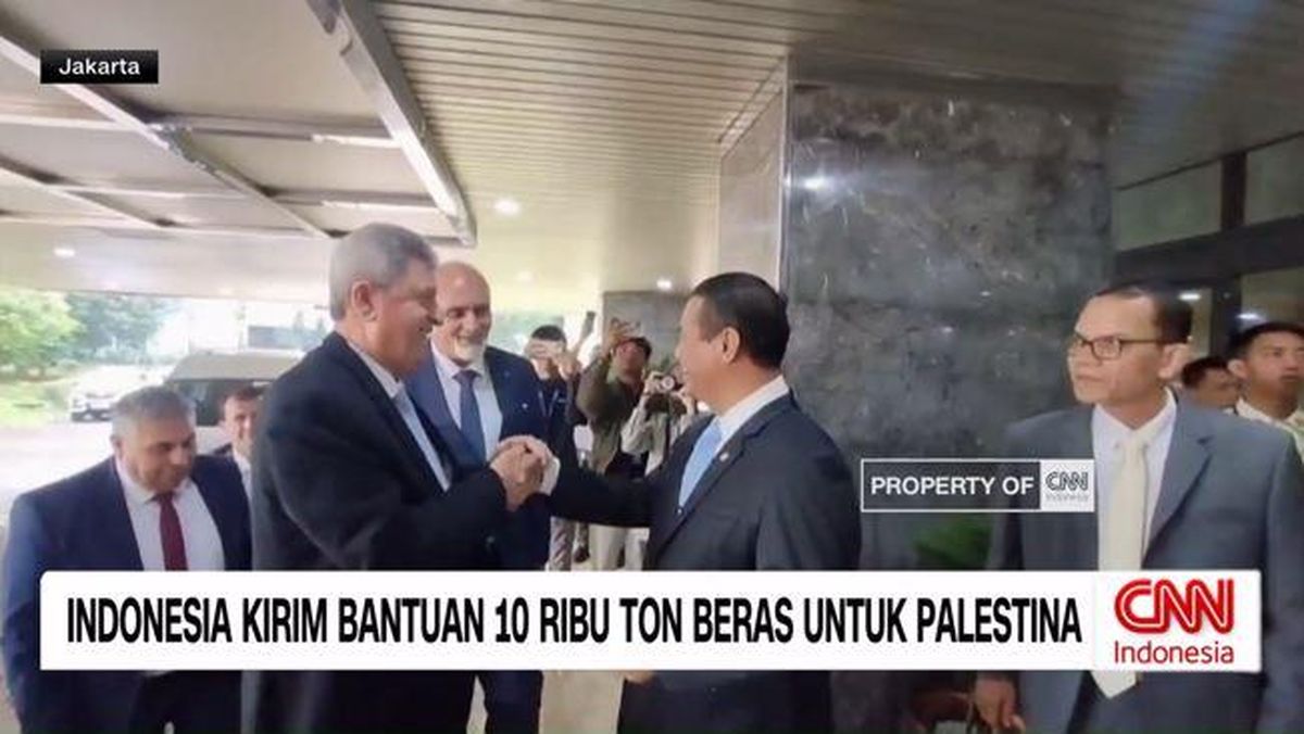 VIDEO: Indonesia Kirim Bantuan 10 Ribu Ton Beras untuk Palestina
