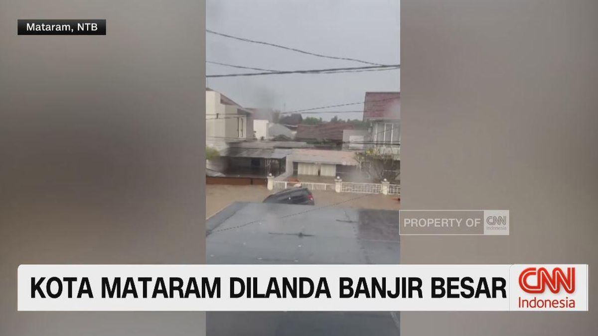 VIDEO: Kota Mataram Dilanda Banjir Besar