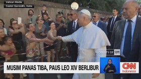 VIDEO: Musim Panas Tiba, Paus Leo XIV Berlibur