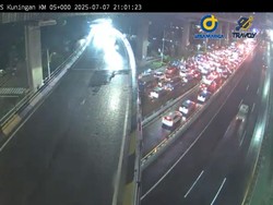 Hati-hati, Ada Genangan di Tol Dalkot dan Jakarta-Tangerang Malam Ini