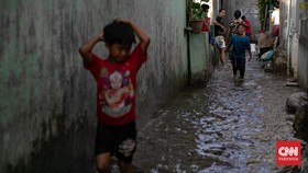 Update Banjir Jakarta Hari Ini, 90 RT dan 6 Ruas Jalan Tergenang