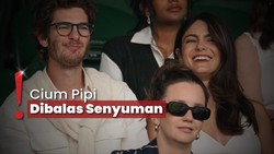 Nonton Wimbledon, Andrew Garfield-Monica Barbaro Go Public