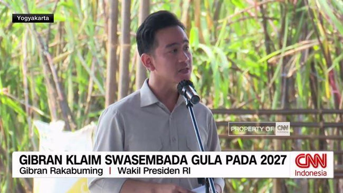VIDEO: Gibran Targetkan Swasembada Gula Tahun 2027