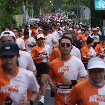 Dimeriahkan Banyak Influencer, Event Lari di Bali dengan Ribuan Peserta Ini Sukses Digelar