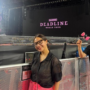 Nagita Slavina Jadi Satu-satunya Artis Indonesia yang Nonton Konser BLACKPINK di Korea