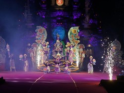 Sandyagita Telung Dasa Telu Gianyar Tampil Memukai di Parade GKW