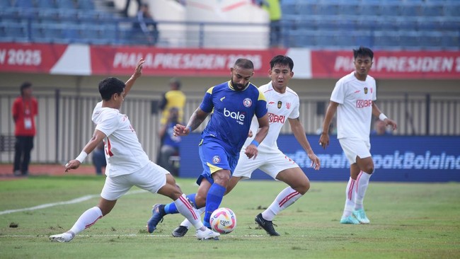 Berikut klasemen Piala Presiden 2025 usai tim Liga Indonesia All Star ditahan imbang Arema.