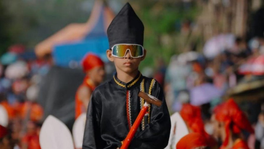 Rayyan Arkan Dikha Bocah Pacu Jalur