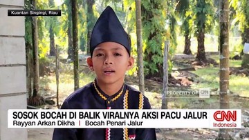 VIDEO: Sosok Bocah di Balik Viralnya Aksi Pacu Jalur