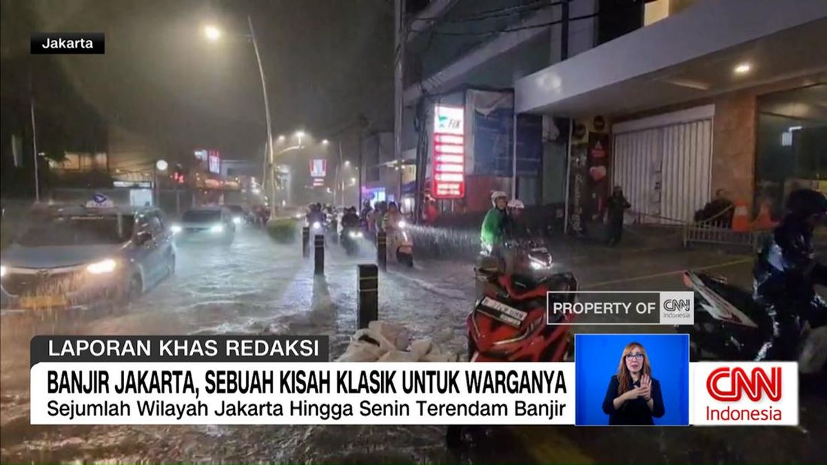 VIDEO: Banjir Jakarta, Sebuah Kisah Klasik untuk Warganya